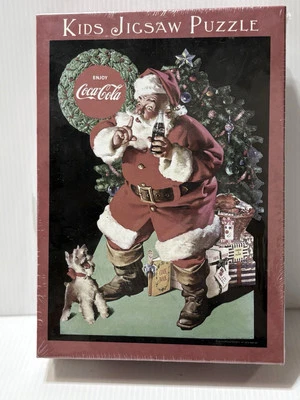 Vintage Coca-Cola "SANTA" 60 Piece Kids Jigsaw Puzzle ~ GREAT GIFT - Image 1 of 4