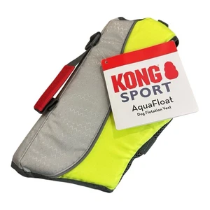 Kong Sport Aqua Pro Dog Flotation Vest Small 11-18lbs Life Jacket Green Gray - Picture 1 of 7