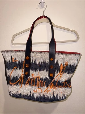 CHRISTIAN LOUBOUTIN Modello: Borsa media Frangibus blu - Immagine 1 di 4