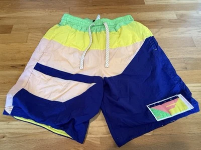 Nike Flight Series Shorts BV9412-590 Mesh Lined Retro 90s Color Block Mens L - Image 1 of 4