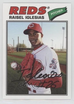 2018 Topps Archives 1977 Design Raisel Iglesias #116 - Image 1 of 2