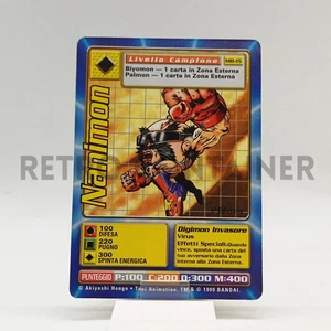 DIGIMON Digi-Battle Game TCG 1999 - Card ITA MB-15 1ED Nanimon - Picture 1 of 1