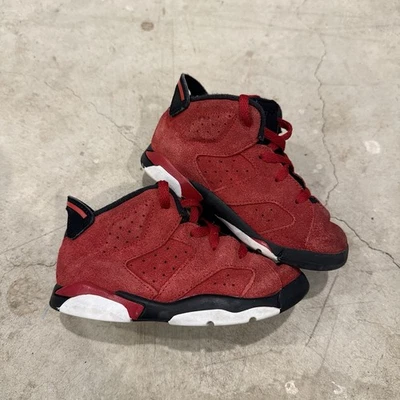 Nike Air Jordan 6 Retro Toro Bravo DV3606-600 Toddler Size 9C Red Basketball - Image 1 of 4
