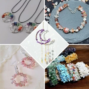 Kit Creazione Gioielli per Adulti Donna con 1200pz 20 Colori Cristalli Perline,Na... - Foto 1 di 7