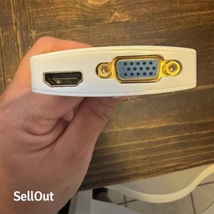 Mini DisplayPort to HDMI VGA Adapter Thunderbolt Port Display Adapter - Picture 1 of 2