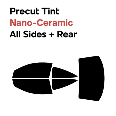Precut Window Film Nano Ceramic Tint for Mercedes-Benz C-Class 2012-2016 Coupe - Image 1 of 4