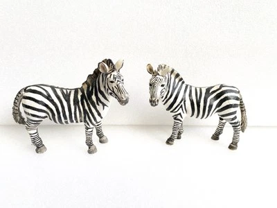 Schleich 2 x Zerbra - Male & Female Wild Life - Animals - image 1 of 3