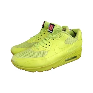Nike Air Max 90 Hyperfuse USA Women's Neon Green Trainers Sneakers Size UK 6 - Picture 1 of 9