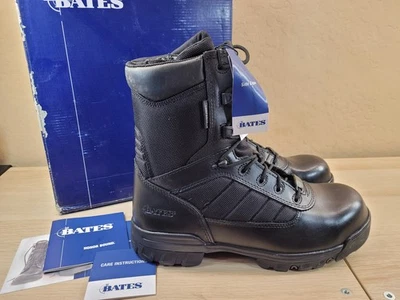 Puntera de seguridad compuesta con cremallera lateral Bates Tactical Sport #E02263 8" negra para hombre 10 M Foto 1 de 4