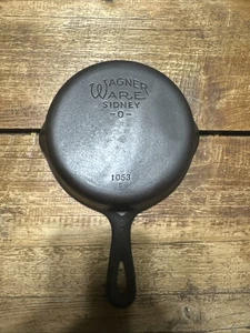 VINTAGE WAGNER WARE SIDNEY-O #3 Gusseisen Pfanne 6,5" Bratpfanne 1053E RESTAURIERT - Bild 1 von 9