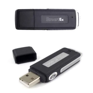 SMARTEX | Mini Registratore Vocale 8GB / 150 ore USB Audio - microfono Spia - Ci - Foto 1 di 5