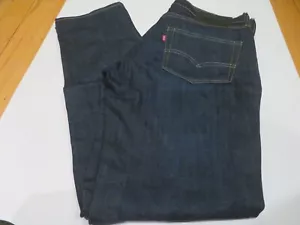 Levi's 511 Slim Fit Dark Risciacquo Lavaggio Etichetta Nera 31x30 Elasticizzato Risciacquo Blu Denim - Foto 1 di 11