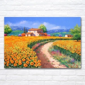 Impressionist Landscape Canvas Painting Wall Art Picture Poster Home Decor Mural - Picture 1 of 7