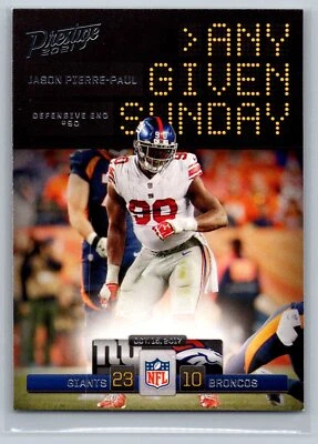 2021 Panini Prestige #AGS-JPP Jason Pierre-Paul Any Given Sunday NrMt-Mint - Image 1 of 2