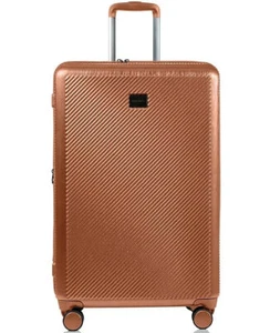 $450 CHAMPS 24" Iconic II Hardside Luggage Check In Pink Suitcase Tsa Lock - Picture 1 of 10