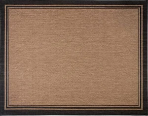 Gertmenian Indoor Outdoor Classic Flatweave Area Rug, Stain & UV Resistant - Picture 1 of 8