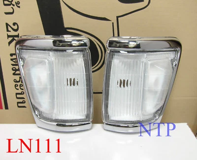 FOR TOYOTA HILUX LN106 LN108 LN107 RN105 YN106 CLEAR CORNER INDICATOR LIGHT PAIR - Image 1 of 4
