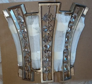 Fiess Soros Ebonized Silver Leaf Wall Sconce - Picture 1 of 5