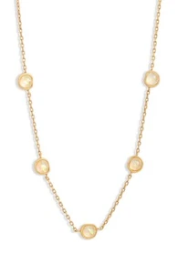 Collana Madewell imitazione opale catena punti oro a Nordstrom - Foto 1 di 4