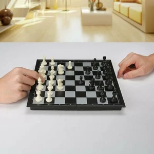 New! 10" Magnetic & Foldable Travel Chess Set Portable Educational 3D Board Game - Picture 1 of 6