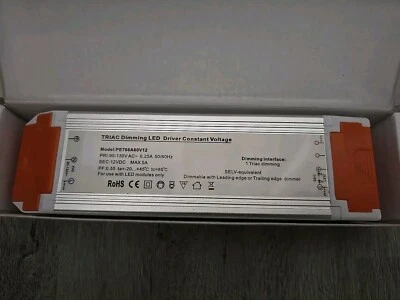 Dimmable LED Driver 12V DC 60W Quiet Operation Regulated 12v LED Driver By LEDMO - Image 1 of 4