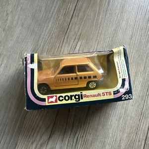 CORGI 293 - Renault 5TS Orange - Boxed Made In GT BRITAIN - Picture 1 of 24