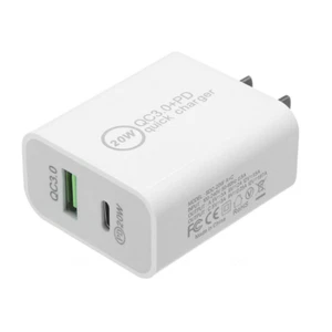 For iPhone 13 12 11 Pro Max 8 20W QC Wall Fast Charger Block USB C Power Adapter - Picture 1 of 16