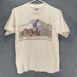 Vintage 1990 Anchorage Times Alaska T-Shirt Men’s Size Medium 