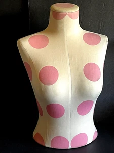 RARE Victoria's Secret Pink Pock dot Mannequin, 18.5" Tall - Picture 1 of 10