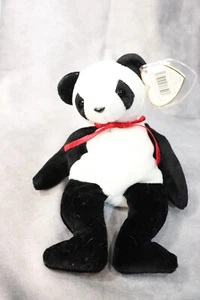 Ty Beanie Baby Original Fortune the Panda Con Protector de Etiqueta - Imagen 1 de 4