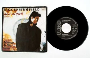 Rick Springfield – Celebrate Youth / Stranger In The House 7" Vinyl VG G AU688 - Picture 1 of 4