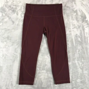 ATHLETA Chaturanga Capri Crop Leggings Women's M Maroon 305922 Gym Workout Yoga - Picture 1 of 10