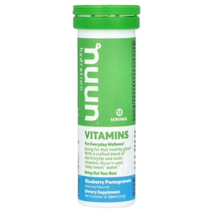 Hydration, Vitamins, Effervescent Drink, Blueberry Pomegranate, 12 Tablets - Picture 1 of 3