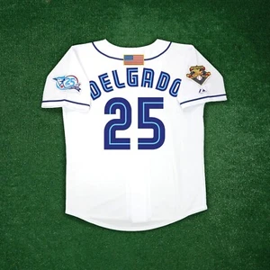 Carlos Delgado 2001 Toronto Blue Jays 25th Anniversary Home/Road/Alt Men Jersey - Picture 1 of 28