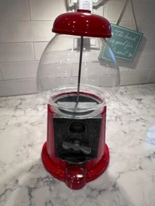 Vintage Karussell Kaugummiautomat Münze Metall Glas 1985 11 Zoll hoch wiederverwendbar - Bild 1 von 4