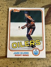 Vtg 1981-82 Topps #18 JARI KURRI RC Edmonton Oilers LA Kings RW NHL HOF NrMt/Mt