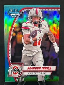 Brandon Inniss 2023 Bowman U cromo refractor acuático/299 #103 Ohio St. Buckeyes - Imagen 1 de 2