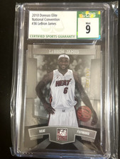 2010 Donruss Elite National Convention Lebron James CSG 9