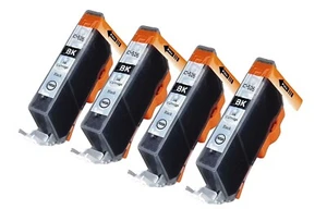 4 cartucce inchiostro nero per Canon Pixma iP4850 iP4950 iX6550 MG5150 CLI526 non OEM - Foto 1 di 2