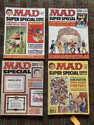 Vintage Mad Magazine Lot Of 4 Super Specials No. 25, 22, 17, 18 1970s Parody • 38.88$