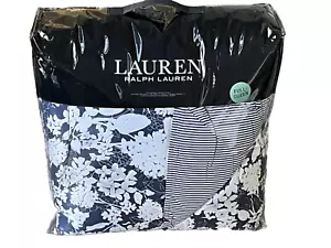 $335 RALPH LAUREN Reese Floral Azul Marino Floral Completo/Reina Conjunto de Edredón - Imagen 1 de 6