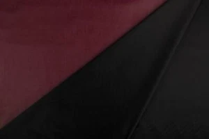 Stretchy PU Leather Cloth Upholstery Fabric Material – WINE - Picture 1 of 1