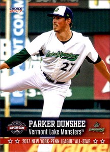 2017 New York-Penn League All-Stars Choice #27 Parker Dunshee Zionsville Indiana