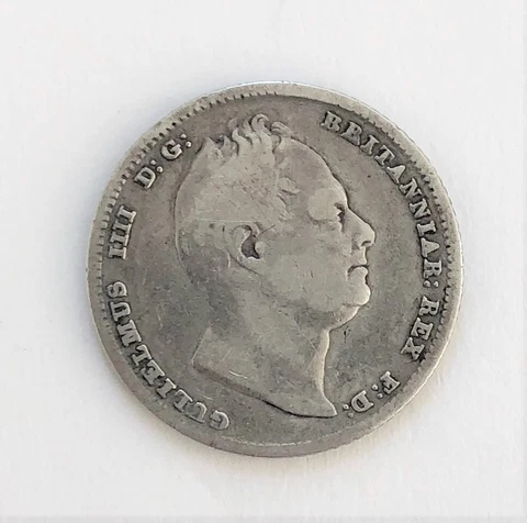 William IV 1834 Sixpence Coin Cover