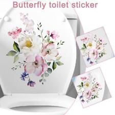 Modern Minimalist Flower Toilet Stickers SelfAdhesive Paint Design D1
