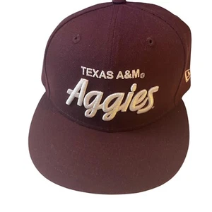 NCAA Texas A&M Aggies Hat Cap Size 7 3/8 - Picture 1 of 5