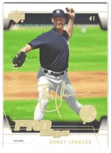 2005 Upper Deck Pro Sigs Randy Johnson #63 Gold SN,292/350 - Picture 1 of 2
