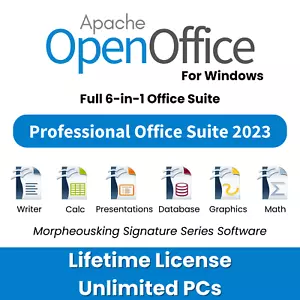 Open Office Software Suite for Windows - For Home Student Professional | CD-ROM - Picture 1 of 7