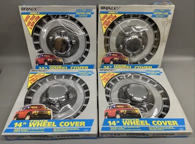 Ford F100 F150 Bronco 14in NORS Wheel Covers Set of 4 (READ) - Image 1 of 4