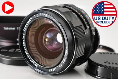 Lente Gran Angular ASAHI PENTAX SMC Takumar 28mm F/3.5 Montaje M42 Desde JAPÓN - Imagen 1 de 4